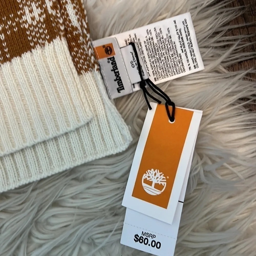 Trendy Timberland Checked Scarf